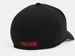 Under Armour Men's UA Freedom Blitzing Stretch Fit Cap Flex Hat USA Cap 1362236