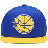 Golden State Warriors Mitchell & Ness NBA Snapback Hat 2Tone Hardwood Cap Retro